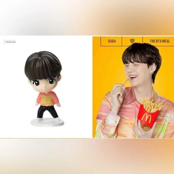 New In Box McDonalds BTS Tiny Tan Suga - Picture 1 of 3